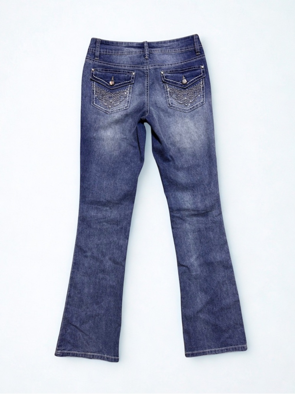 lei Women's Light Blue Faded Bootcut Jeans